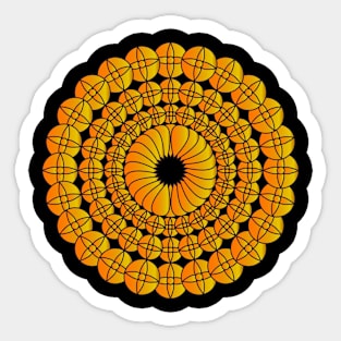 Coloring Mandala Sticker